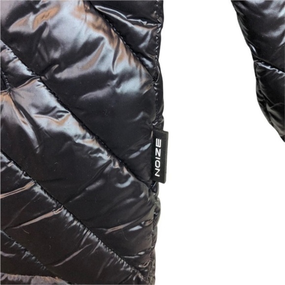 Noize Claire Black Pink Puffer Jacket New - Picture 6 of 16